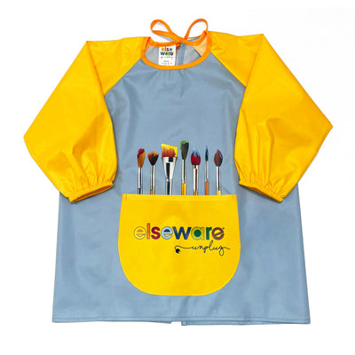 Bata de arte amigable para niños con bolsillo (edades 3-6)