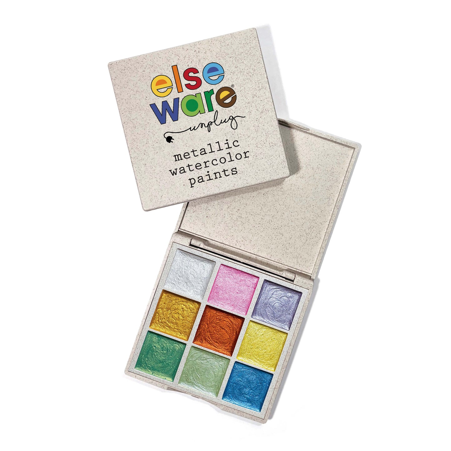 Watercolor Essentials Bundle with Bamboo Case & Metallics