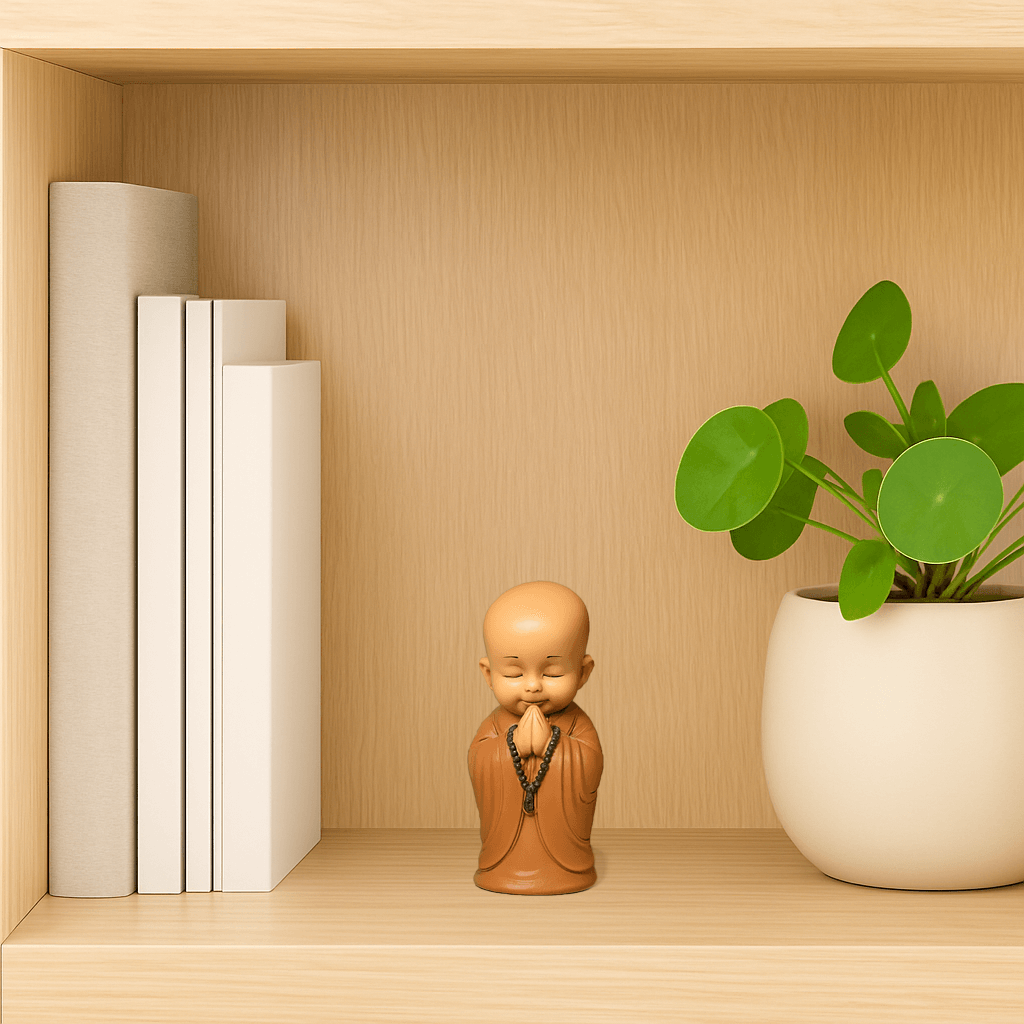 3 Petits Moines - Figurines Artisanales pour la Tranquillité