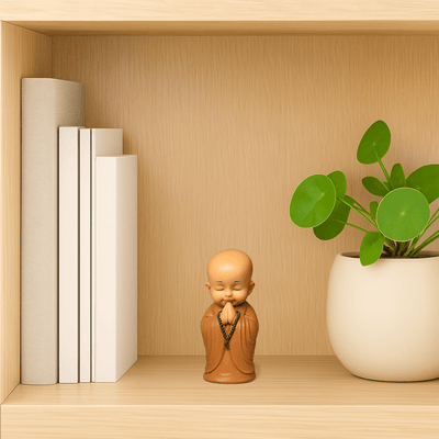 3 Petits Moines - Figurines Artisanales pour la Tranquillité