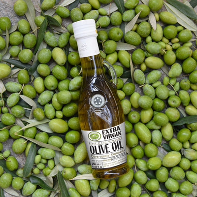 KORVEL Greek Extra Virgin Olive Oil Collection, Amphora 8.45 fl oz (250ml) - 4 pack