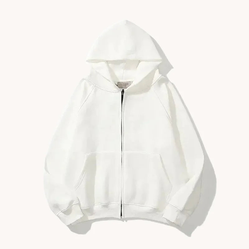 Sudadera con cremallera sencilla