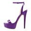 Onlymaker Platform Stiletto High Heels for Women - Purple, Size 9.5