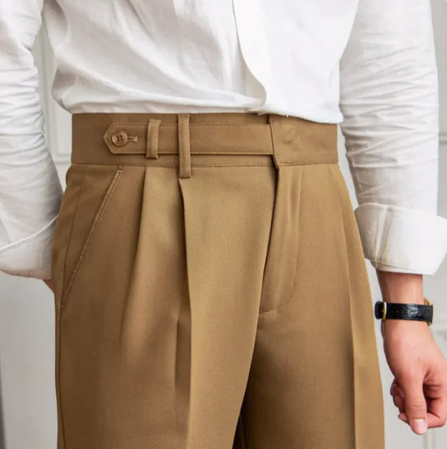 Pantalones de Traje Retro de Moda para un Estilo Sin Esfuerzo