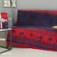 Couverture TV en coton Dolce Bonita Home - Motif cerf, rouge
