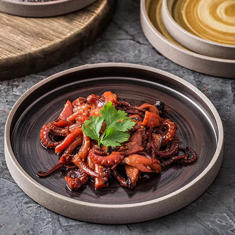 Japanese-Style Steak Plate for Elegant Dining