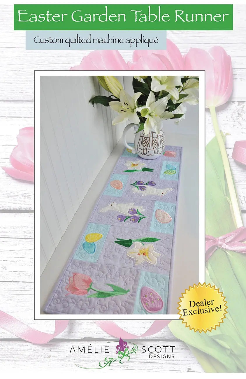 Chemin de table de jardin de Pâques