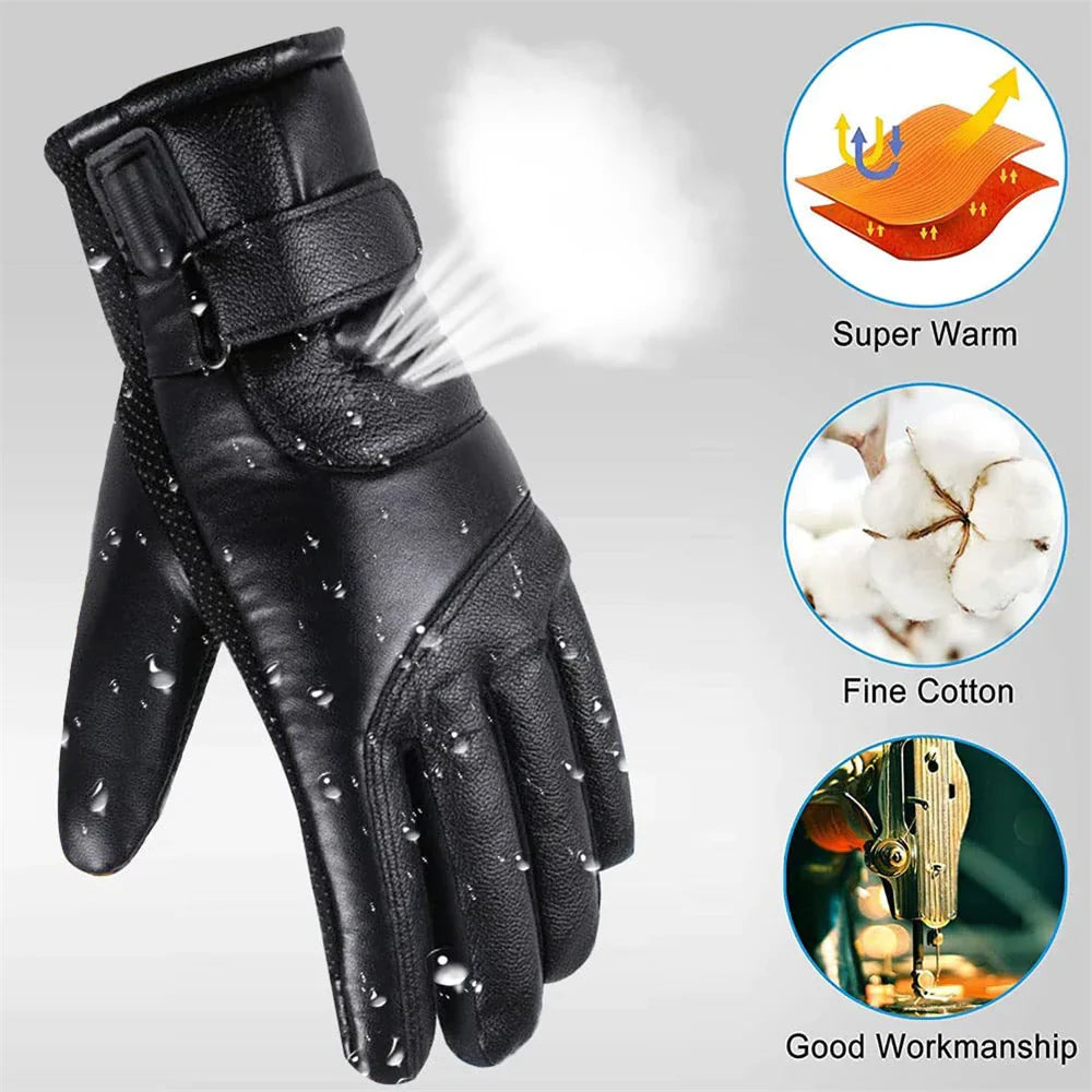 USB Heated Gloves for Winter: Thermal Ski & Snow Protection