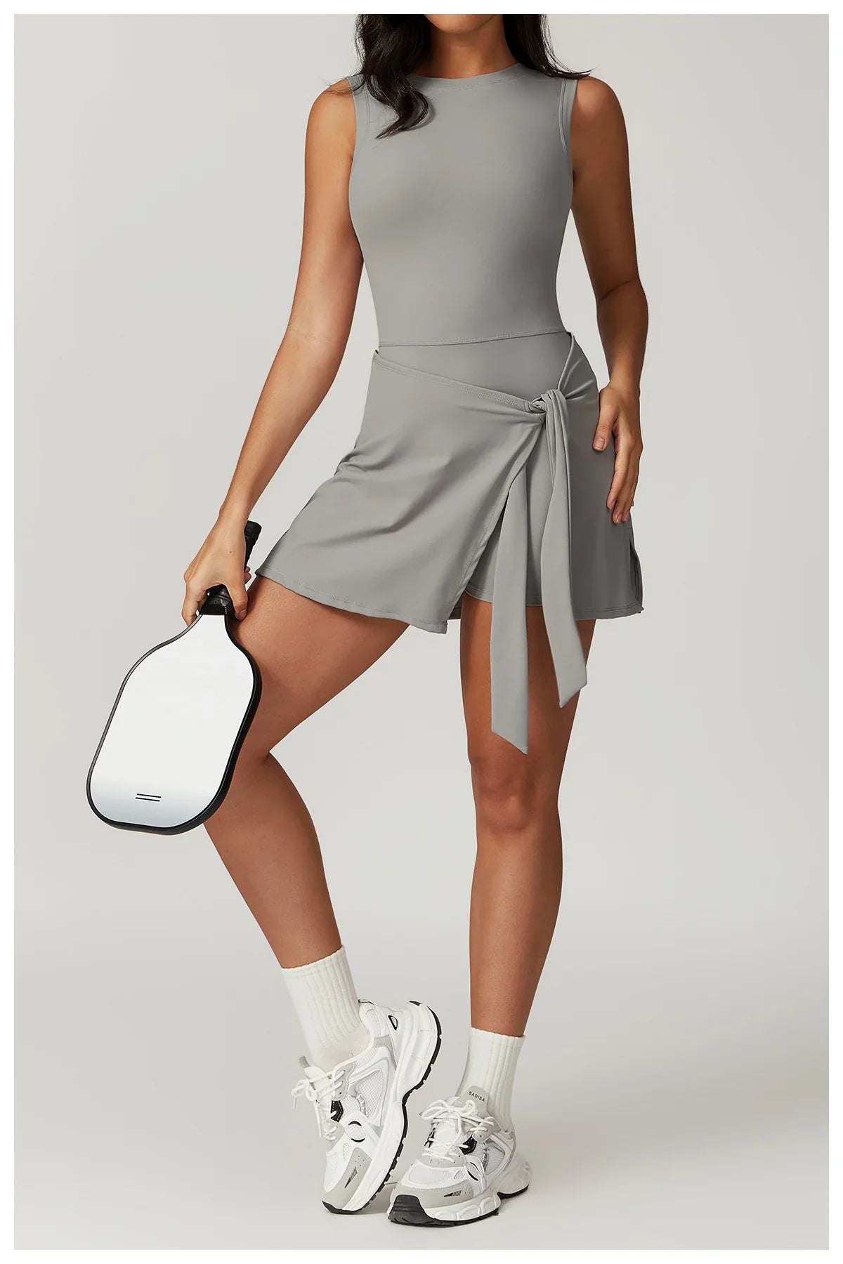 Conjunto de Tenis de Dos Piezas para Mujeres con Estilo Activo