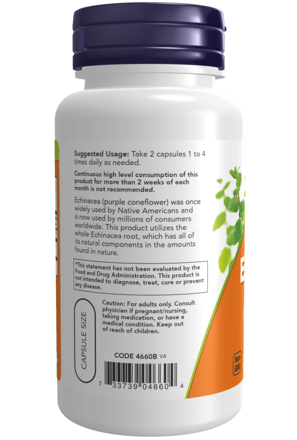 Cápsulas Veganas de Echinacea 400 mg