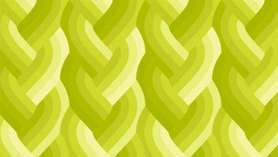 Echo Braid Acid Green Cotton Fabric - 44" / 45" per Yard