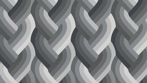 Echo Braid Black Cotton Fabric - 44" / 45" Per Yard