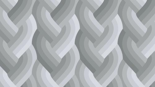 Echo Braid Grey Cotton Fabric - 44" / 45" per Yard