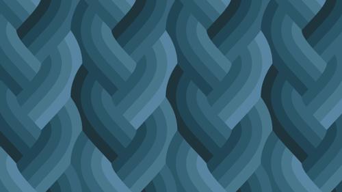 Echo Braid Navy Cotton Fabric - 44" / 45" per Yard