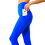 Leggings Capri de Yoga de Cintura Alta - Azul Cielo