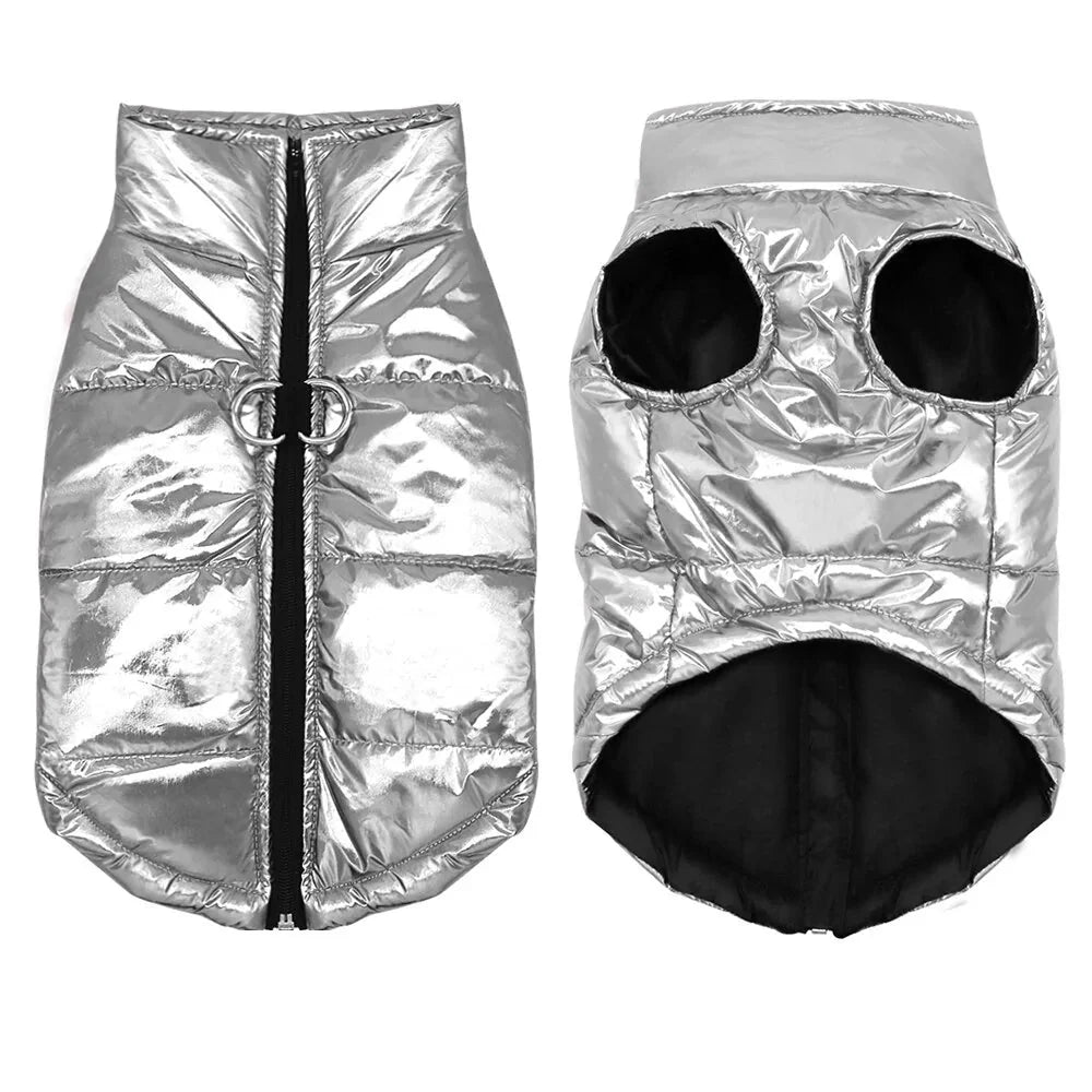 Veste d'hiver imperméable pour petits chiens