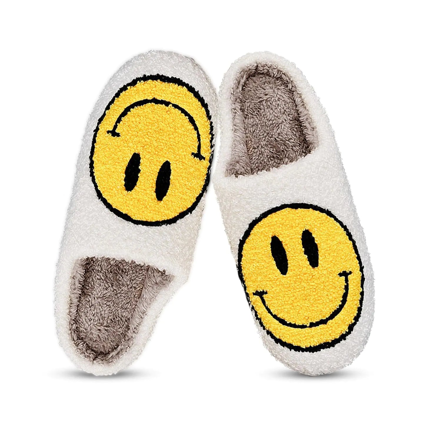 Chaussons Sourire pour Femmes - Douillets et en Peluche