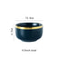 Elegant Blue Porcelain Dinner Plates