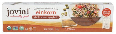 Organic Einkorn Spaghetti - Jovial's Ancient Grain Pasta - Korvel