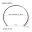 Glossy Collar Neck Ring Necklace