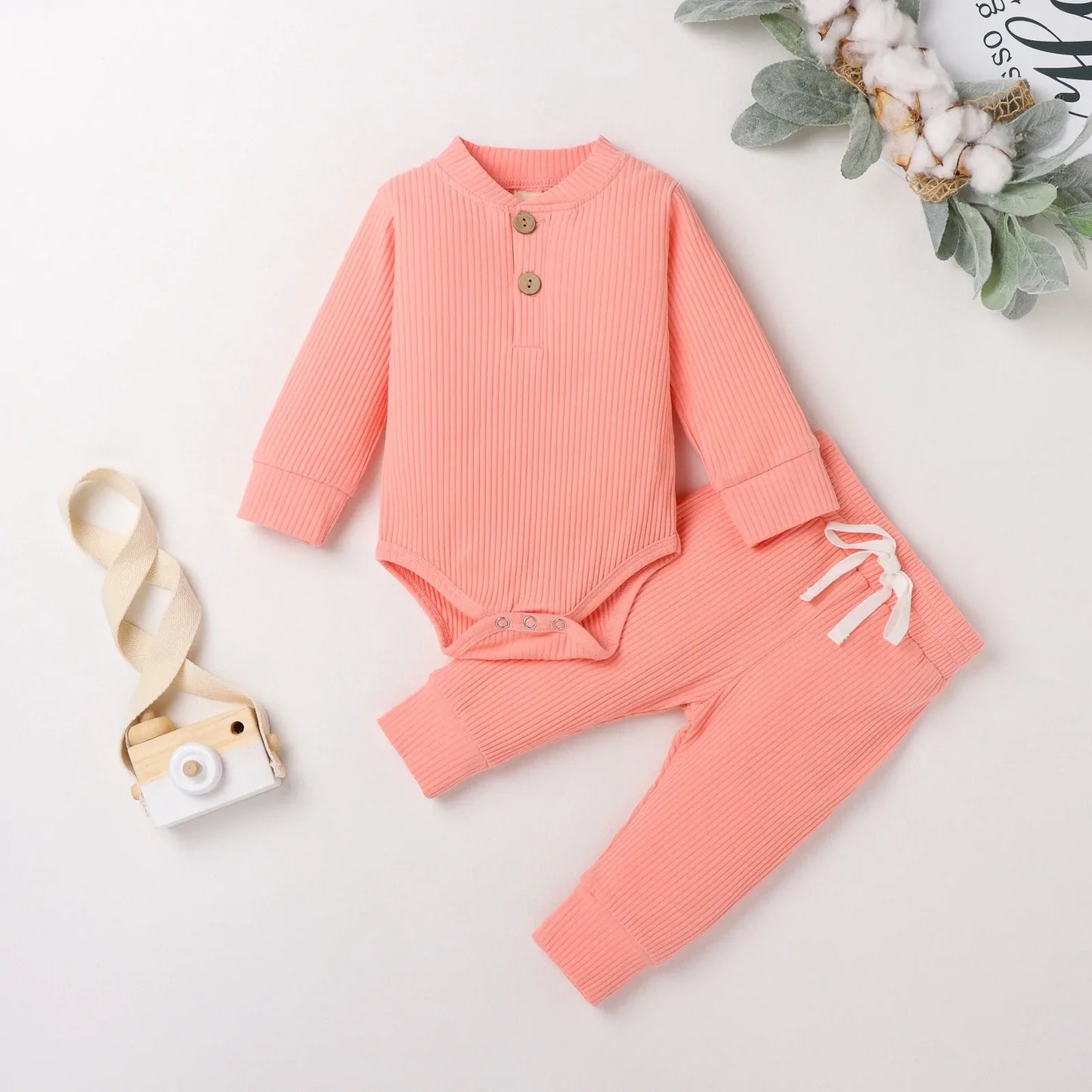Conjunto de Punto Acogedor para Bebé Otoño