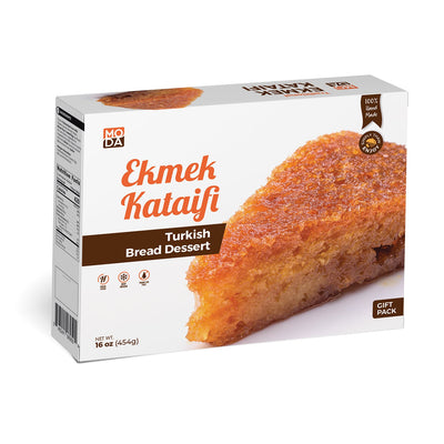 Moda Ekmek Kataifi – Postre de pan turco en almíbar, paquete de regalo de 340 g
