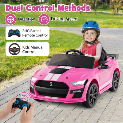Voiture électrique pour enfants 12V Ford Mustang Shelby GT500 - Rose