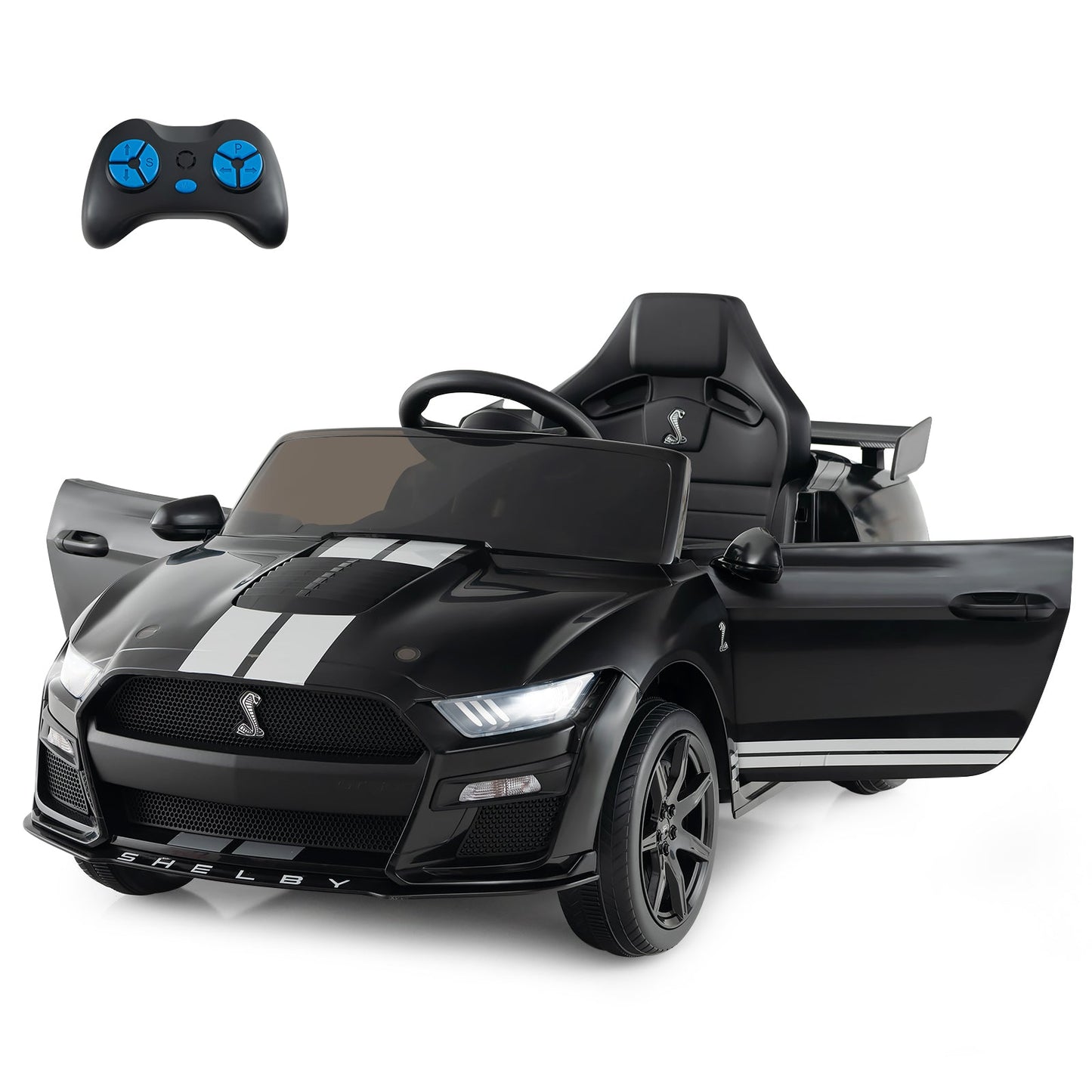 Voiture électrique pour enfants Ford Mustang Shelby GT500 12V - Noir