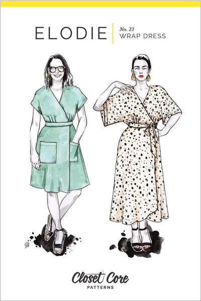 Elodie Wrap Dress - Versatile & Elegant Sewing Pattern