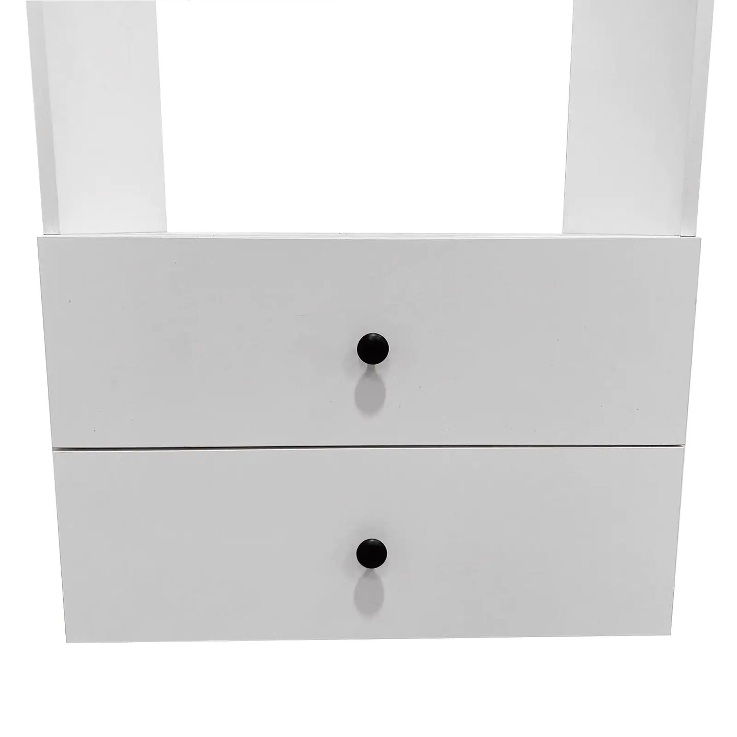 B4 Modular Wall-Mounted Closet System - White Shelving Unit