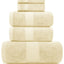Juego de Toallas de Baño Beige de Lujo - 8 Piezas de Algodón Peinado