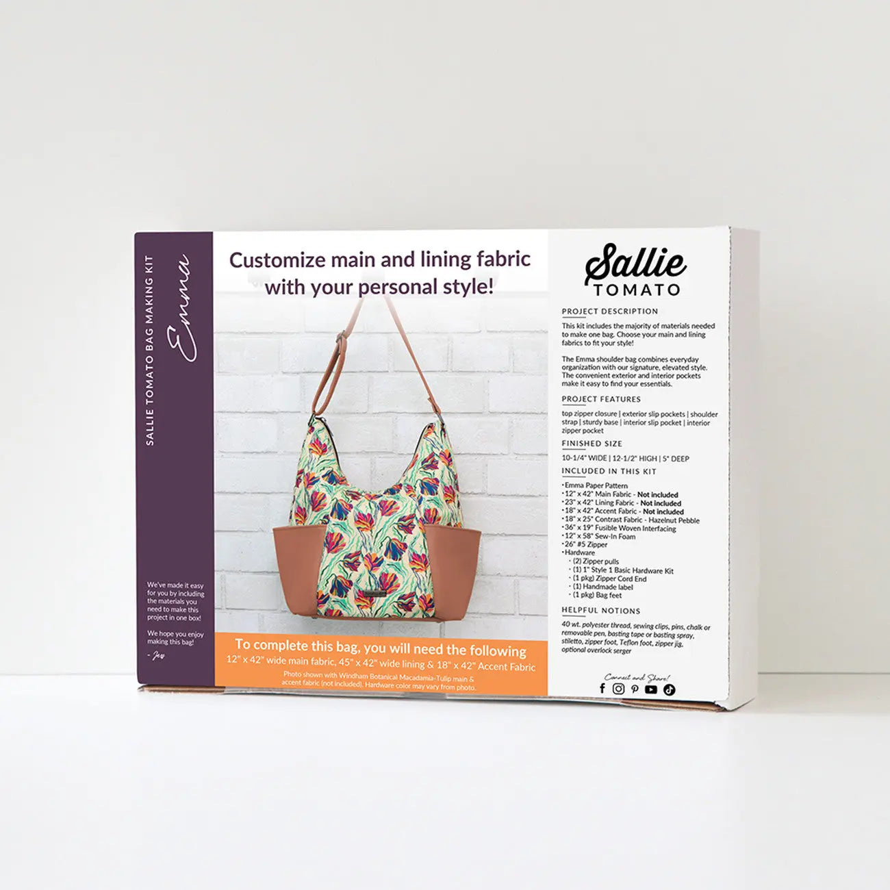 Emma Botanical Bliss Sewing Kit - Supplies Only