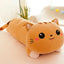 Juguetes de Peluche en Forma de Almohada de Gato Lindos - Compañeros Suaves y Acogedores