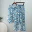 Conjunto de Pantalones de Rayas Sueltos Elegantes con Top de Manga Larga