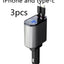 Chargeur de voiture en métal premium - Adaptateur USB-C super rapide 100W