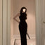 Robe Longue Évasée Sans Manches Élégante