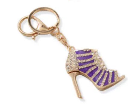 Alloy High Heels Keychain Pendant