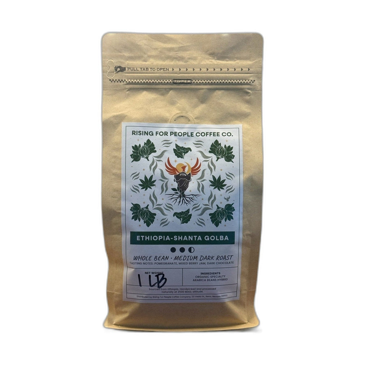 Ethiopia Shanta Golba Coffee - Medium Dark Roast