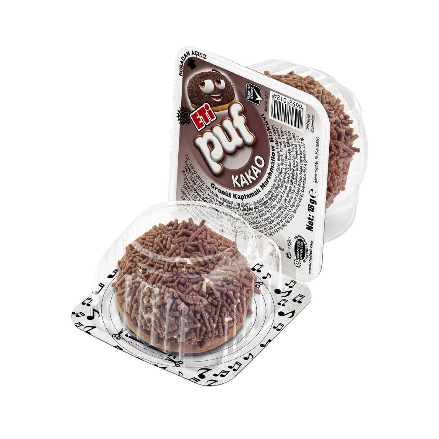 Eti Puf Cocoa Biscuit – 18g