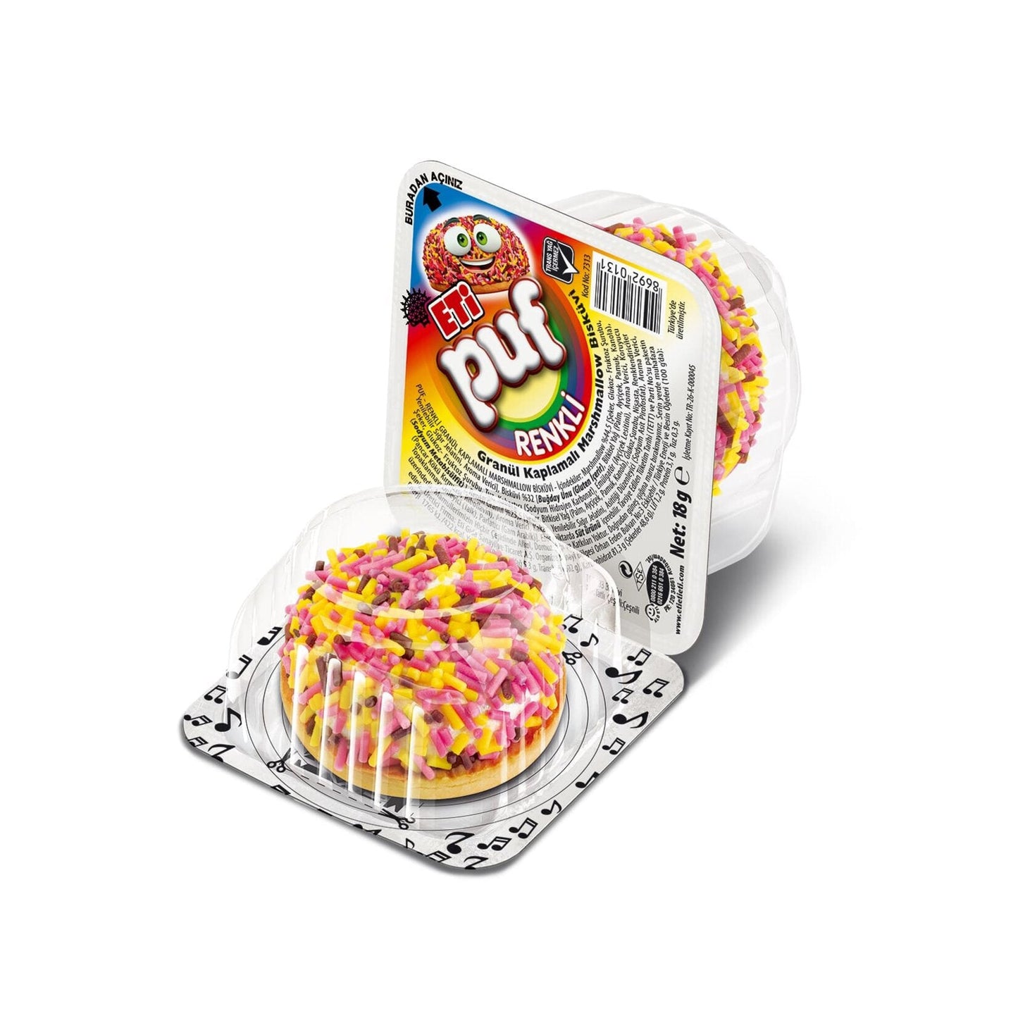 Eti Puf Mixed Colored Biscuit – 18g