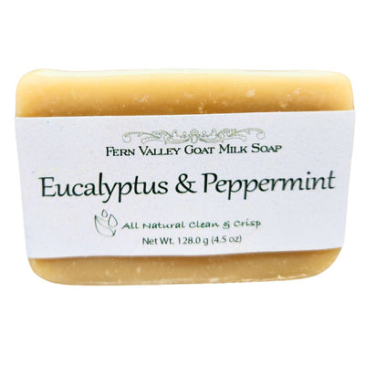 Handmade Goat Milk Soap | All Natural Eucalyptus & Peppermint Soap - Korvel