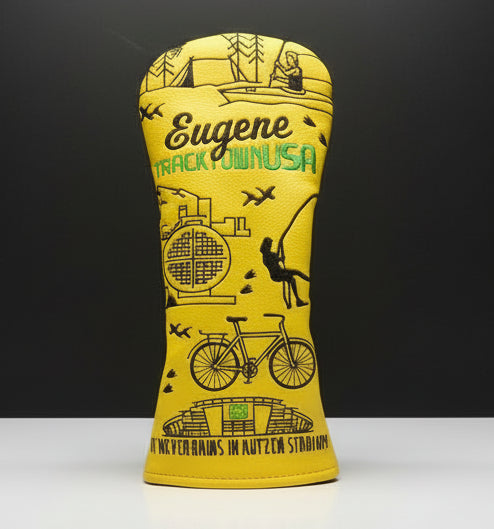 Funda de palo de golf Track Town USA - Inspirada en Eugene