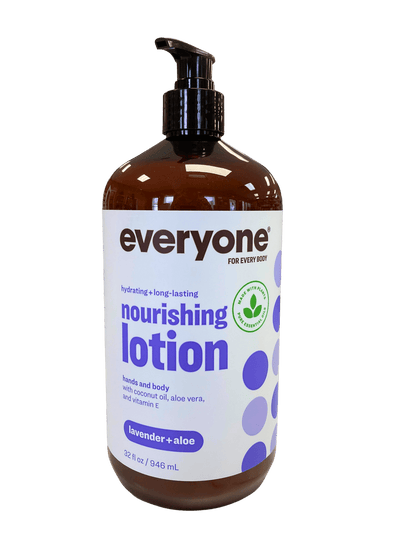 Everyone Nourishing Lavender Aloe Lotion - 32oz Hydrating Bliss - Korvel