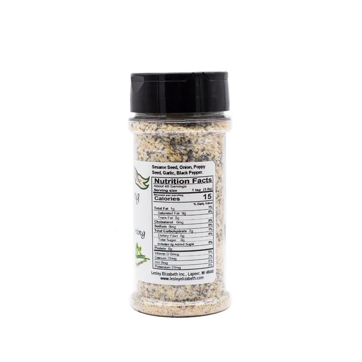 Lesley Elizabeth Everything Bagel Sel Sans Salière (250mL)