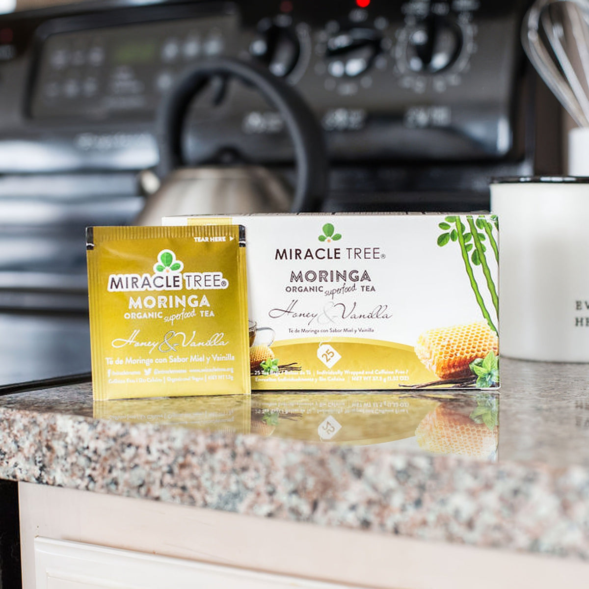 Organic Moringa Tea with Honey & Vanilla