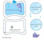 Tummy Time Inflatable Water Mat for Babies