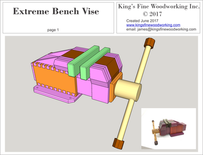 Extreme Bench Vise Plans for Woodworkers