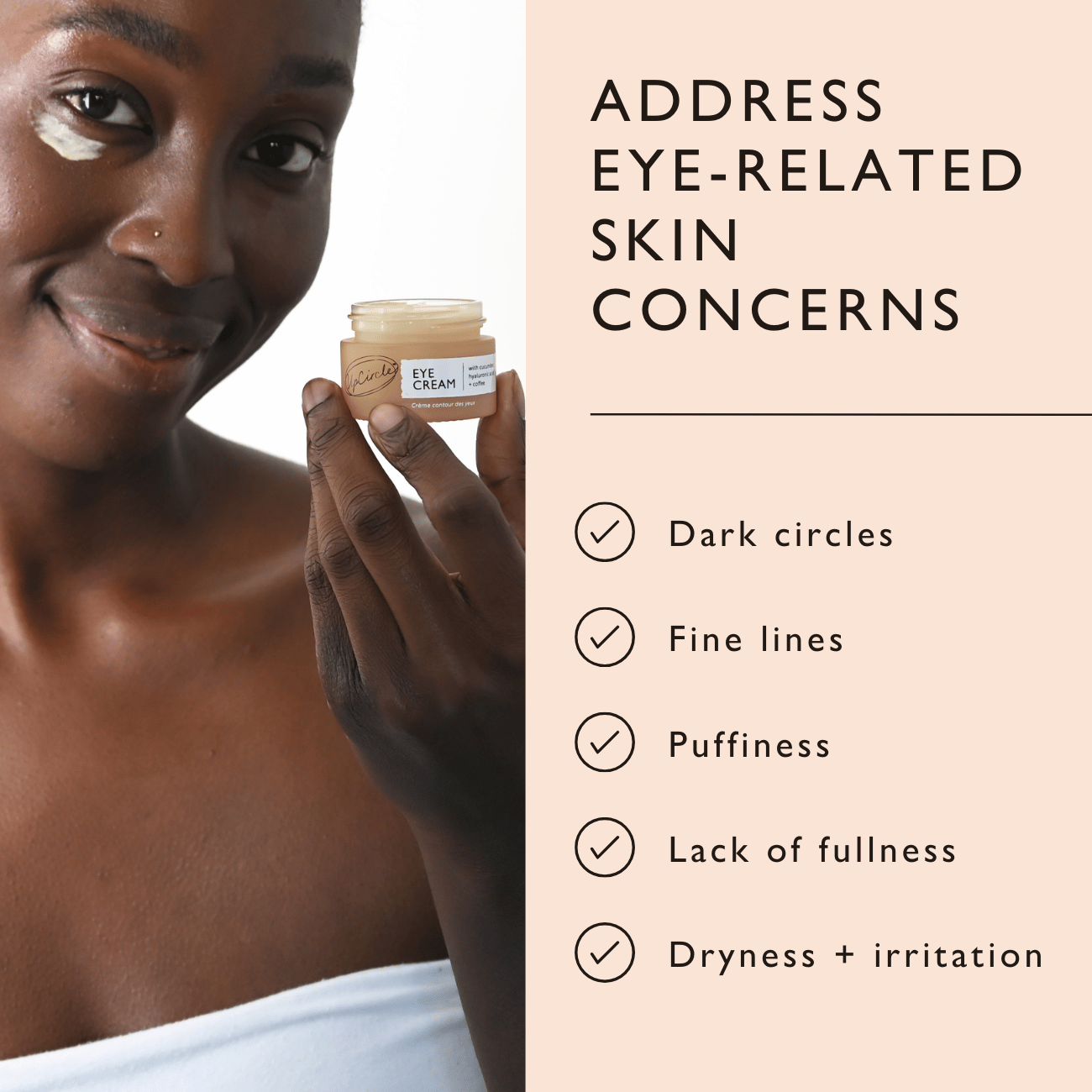 Eye Cream with Hyaluronic Acid & Coffee - Korvel