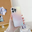 Funda de teléfono mate degradada premium para iPhone 15 y 14 Pro