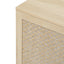 Buffet 4 Portes en Rotin - Cabinet de Rangement Élégant